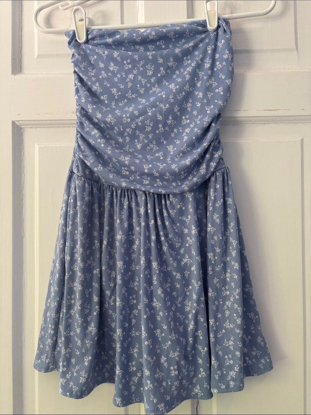 See you Monday strapless dress